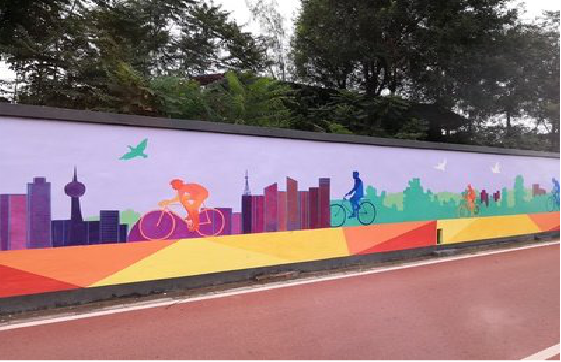 松溪墙体彩绘-围墙