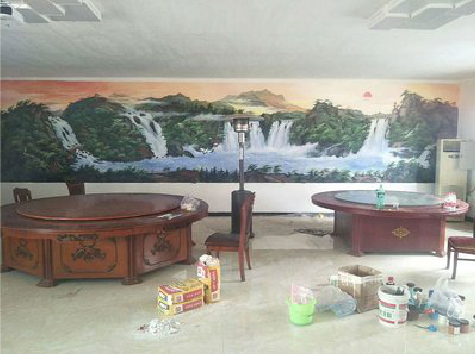 松溪墙绘-写实风景