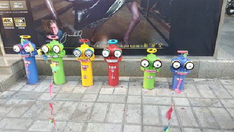 松溪商业区彩绘