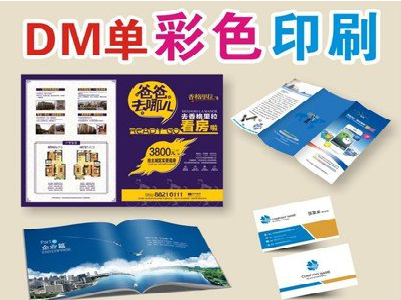 松溪单页印刷，色彩搭配简单。